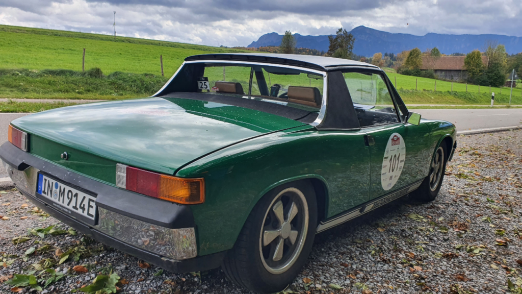 Unser Porsche 914 E während der 10 Seen Classic